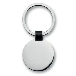 Portachiavi in metallo ROUNDY, merchandising personalizzato - Product Image 1