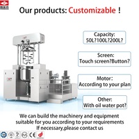 Mélangeur sous vide personnalisable Promake Factory, machine d'émulsification et d'homogénéisation, cuve de mélange cosmétique à chauffage électrique avec moteur