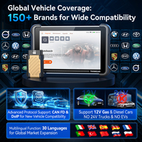 Herramienta de Diagnóstico Profesional para Coches THINKCAR THINKSCAN 689BT CANFD DOIP Codificación ECU Bidireccional 34 Funciones de Reinicio Escáner Obd2 de Sistema Completo