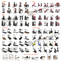 Máquinas de Gimnasio Profesionales de Alta Resistencia, Rack de Entrenamiento Multifuncional Smith, Equipo de Gimnasio Unisex de Hierro y Metal, Juego Completo