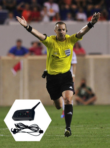 Casque d'intercom pour arbitre, casque BT, <span class=keywords><strong>communication</strong></span> full duplex 2 utilisateurs 1000 m, <span class=keywords><strong>football</strong></span>, handball - Product Image 5