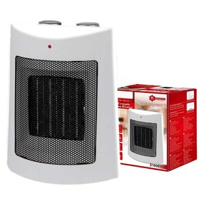 Ventilatore in ceramica 900W 1800W di potenza regolabile riscaldamento rapido con protezione surriscaldante telecomando rettangolare bianco