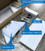 Batterie externe Starlink Mini avec chargeur 99Wh 27500mAh, capacité de 27500mAh, compatible avec les voyages en avion, jusqu'à 4 heures d'autonomie, résistant à l'eau IP65