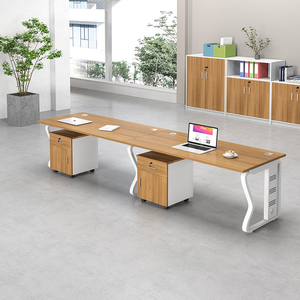Ekintop-muebles de oficina abiertos de estilo Industrial, estación de trabajo de <span class=keywords><strong>centro</strong></span> de llamadas de 4 asientos, barato - Product Image 4