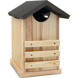 Ahşap kuş evi birçok baykuş ve kuş türü için uygundur - Product Image 1