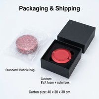 Conteneur métallique pour snus, usinage CNC de haute précision, vente en gros de boîtes à snus