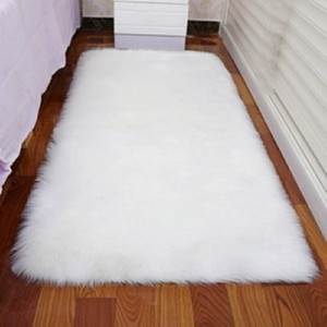 Super doux haute pile en peluche acrylique polyester synthétique peau de mouton tapis <span class=keywords><strong>fausse</strong></span> <span class=keywords><strong>fourrure</strong></span> tapis gris <span class=keywords><strong>fausse</strong></span> peau de mouton tapis pour la prière - Product Image 4