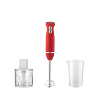 Mixeur plongeant électrique multifonction 3-en-1 en acier inoxydable et plastique, nouveau design, 2 vitesses, pour la cuisine