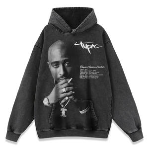 HG420H Sweat à capuche doublé surdimensionné de haute qualité 420GSM Poids lourd 100% coton Impression numérique écologique Unisexe pour - Product Image 5