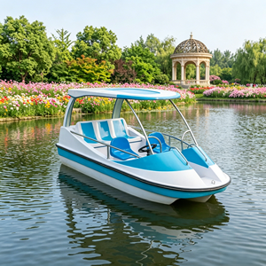 Pedalò in Fibra di Vetro Rinforzata per Divertimento all'Aperto in Giardini e Aree Acquatiche Panoramiche - Product Image 2