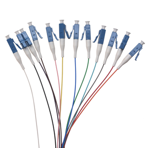 Sợi quang Ribbon Pigtail Cáp LC APC UPC 12 lõi fan-out sợi quang Pigtail g657a2 PVC/LSZH - Product Image 5