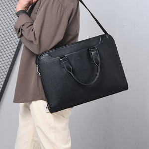 Soudelor Manufacture Wholesale Custom High Quality 15.6inch Large Capacity Crossbody Briefcase Real Pu <strong>Leather</strong> Laptop Bag for - Product Image 3