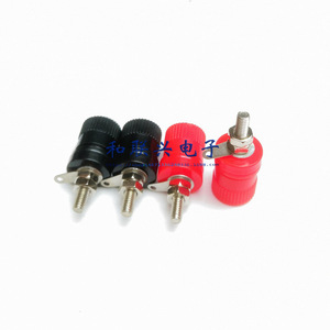 Conector Banana Jack de Plástico Rojo y Negro para Cableado de Inversor de Audio, Terminal 920, Tamaño Grande - Product Image 1