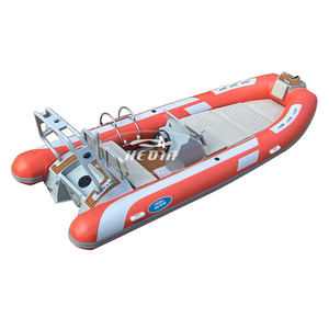 Hedia 480 Aluminium Rib Opblaasbare Stijve Boot Met Buitenboordmotor 1.2Mm 8-persoons Voor Vissen Op Het Meer Sporten En Roeien - Product Image 6