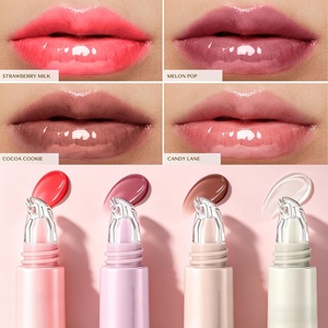 Tube de baume à lèvres et gloss en gel de 14 ml, tube souple vide en PE, mignon, pour la vente en gros - Product Image 2