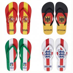 Chanclas de Fútbol Personalizadas al por Mayor, Sandalias de Plataforma con Estampado de Equipos de la Copa Mundial, Regalos para Fanáticos Directamente de Fábrica - Product Image 3