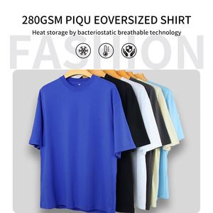 Camiseta personalizada de gran tamaño para hombre 100% algodón en blanco liso de alta calidad camiseta personalizada con logotipo impreso camisetas en blanco y negro - Product Image 2