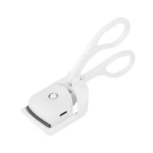 Gloway Usb şarj edilebilir elektrikli göz kirpik kıvırcıklaştırıcılar el isıtmalı kirpik kıvırcıklaştırıcılar algılama ile isıtma silikon Pad