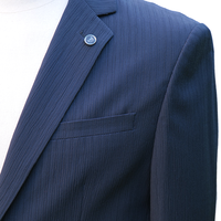 Ensemble de costumes d'été OEM de haute qualité pour hommes, fermeture à simple boutonnage, demi-doublure grande taille avec une bonne respirabilité, conception de manteau pantalon