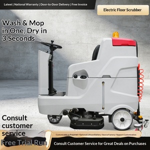 Restaurant Hospital Ride-on Scrubber Commercial Scrubbing Machine Floor Vehicle-Mounted Floor Industrial Floor - Product Image 1