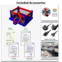 Château gonflable géant Spider-Man 3D emblématique |   Château gonflable à thème super-héros pour enfants, très demandé pour la location de fêtes