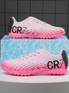 Новейшие цветовые варианты футбольных бутс AG TF с шипами, прочная конструкция, подошва с высоким сцеплением, удобная посадка, для тренировок - Product Image 1