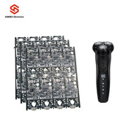 Pabrik PCB PCBA Kustom OEM SANHEX One Stop, Papan Kontrol Utama Kustom dengan Port USB-C untuk Alat Cukur Elektrik dan Pemangkas Rambut