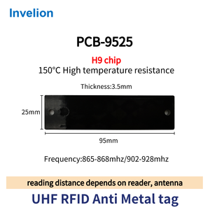 Araçlar/depo takip yönetimi için yüksek dirençli su geçirmez RFID etiketi Anti Metal UHF RFID mikro Metal etiketi - Product Image 3