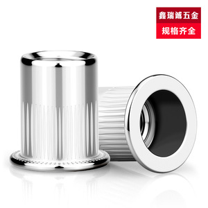 Tuercas remachables de acero inoxidable 304 Xinruicheng GBT17880 de cabeza plana moleteada avellanada para equipos de comunicación - Product Image 2