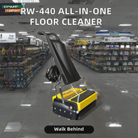 Magwell RW-440 Nouvelle Autolaveuse Aspirante Électrique Autopropulsée Tout-en-un avec Brosse à Rouleau pour Nettoyage de Sols (Deux Niveaux)