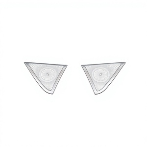 ฝาครอบตกแต่งลำโพงประตูสแตนเลสสำหรับ Mercedes-Benz C-Class W204 C180 C200 เพื่อการปรับปรุงคุณภาพเสียง - Product Image 2