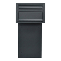 Boîte aux lettres encastrée WELDON en acier inoxydable de qualité supérieure, grande capacité, revêtement en poudre imperméable, boîte de livraison murale