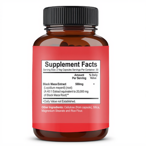 Capsule di Radice di Maca OEM, Supporto Naturale per la Salute Maschile, Energia e Prestazioni, Integratore Erboristico 7-in-1 per l'Umore, Antiossidante, Senza Glutine - Product Image 2