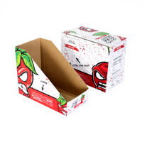 Boîtes de présentation de comptoir en carton pour bonbons, avec lamination mate, en matériaux recyclés, taille et forme personnalisables, emballage alimentaire auto-assemblant