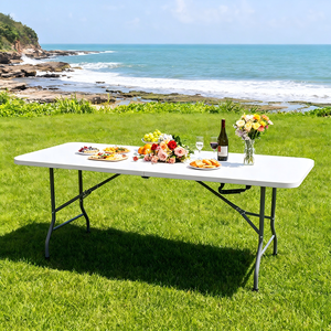 Tavolo <span class=keywords><strong>da</strong></span> Pranzo Pieghevole di Alta Qualità per Esterni, Tavolo <span class=keywords><strong>da</strong></span> Campeggio Pieghevole, Tavoli Pieghevoli per Eventi - Product Image 6