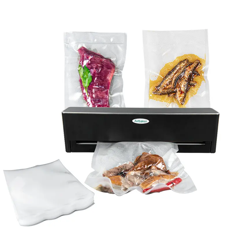 Custom Printed Biodegradable Transparent Food Grade Storage frozen Food Custom Size Packaging Nylon Vacuum Seal Bag