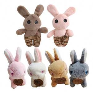 Porte-clés en peluche de lapin de qualité supérieure, porte-clés amusant en forme de chat pour enfants, porte-clés idéal pour les propriétaires d'hôtels, de motos et de vélos - Product Image 6