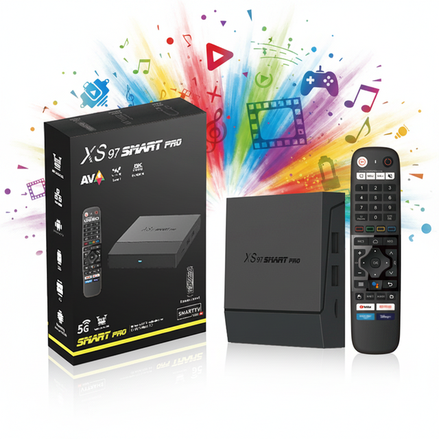Amlogic S905X4 Android TV Box with 8K Resolution Streaming Media Player 4G RAM 1-Year Warranty Custom OTT Application