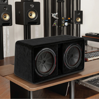 Subwoofer de voiture double 12 pouces avec caisson vide et amplificateur de 10 pouces pour super basses, produit en gros direct usine