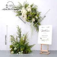 Kunden spezifische Wald künstliche grüne Pflanze Dekoration Kt Board Hintergrund Store front Hintergrund Layout künstliche Blumen