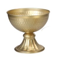 Vase doré en fer forgé européen, grand pot à fleurs, décoration de table pour restaurants et mariages, pièce de présentation pour fleurs artificielles