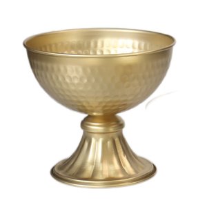 European Ironwork Golden Vase, Tall <strong>Flower</strong> Pot, Table Decoration for Restaurants and Weddings, Artificial <strong>Flower</strong> <strong>Display</strong> Piece - Product Image 4