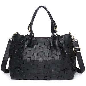 Bolsos de Mano de Cuero Andong para Mujer, Bolso de Moda de Cuero Vacuno Genuino, Bolsos Tote Multicolores con Diseño Calado 1286 - Product Image 6
