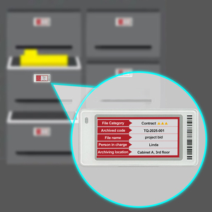 Dossier de projet E-Ink avec écran E-Ink pour la réduction de la consommation d'énergie / solution pour table de conférence, badge de conférence E-Ink - Product Image 1