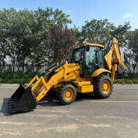 Kostenloser Versand Multifunktionaler 4x4 Mini-Baggerlader Kleiner Frontlader-Bagger für Landwirtschaft und Bauarbeiten
