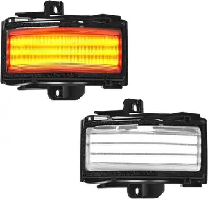 Özelleştirilmiş Ford F250 Super F450 LED sıralı yan ayna Marker işıklar süper görev 2015-2020 F150 dönüş sinyali ayna işık