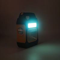 Nouvelle lampe portable multifonctionnelle d'urgence pour le camping en extérieur, alimentée par énergie solaire, rechargeable par USB, lampe de travail, projecteur de tente