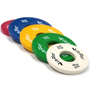 Vigfit Hot Bán Trọng Lượng Nâng Trọng Lượng Tấm Thiết Lập Màu Môi Trường Cao Su Cho Cử Tạ, Powerlifting Hoặc Thể Dục Dụng Cụ - Product Image 1