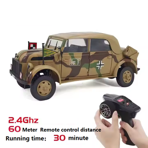 Allemagne Commander Alloys 1/18 Modèle de véhicule 2.4Ghz Jouets en métal <span class=keywords><strong>4X4</strong></span> 4CH Emulate Military Hobby Cadeaux HG4-51 - Product Image 4