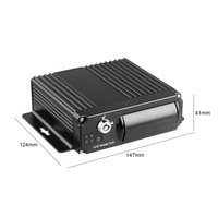Grabadora de Video DVR Móvil Cmsv6 de 4 Canales para Camiones, H.265, Tarjeta SD, 1080p, 4G, GPS, WiFi, Doble Voltaje 12-36V, Monitor de Estacionamiento